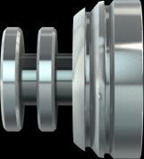 16 Le matrici in titanio con opzione di fissaggio è indicato per altezze di pilastro troppo basse o non ideali.