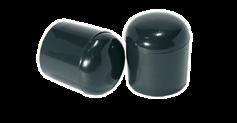 COPERTURE E TAPPI ALETTATI PUNTALI Colore: Nero. Materiale: PVC d Dimensioni in mm. H Esterno del Tubo Confez. standard PUNTALE/6 6 13 6 15 000 PUNTALE/8 8 15.5 8 15 000 PUNTALE/10 10 16.