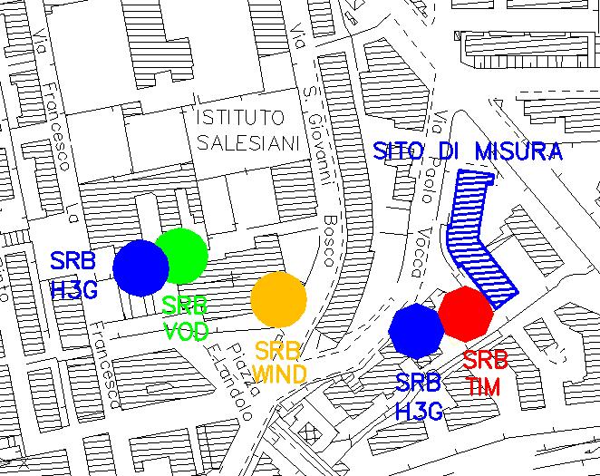 Mappe della zona interessata Di seguito vengono riportate le seguenti mappe: Elaborato grafico