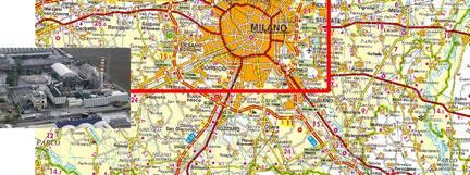 deposito Est: Cartiera di Cologno Centri abitati: 12 km da Milano, 5 km da Monza in posizione limitrofa ai comuni di: Brugherio, Cernusco sul
