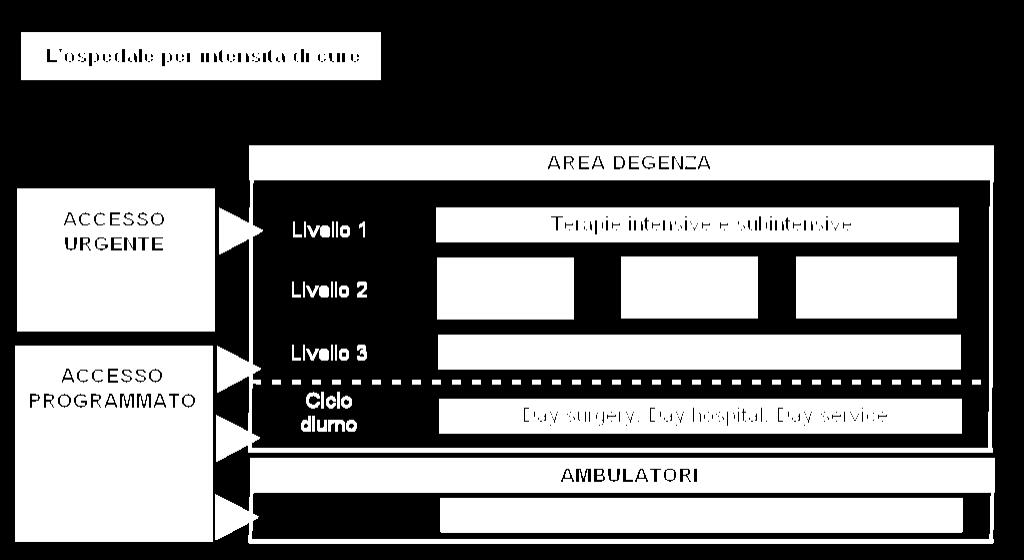 MODELLO TOSCANO DI OSPEDALE PER INTENSITÀ DI CURA In Toscana la legge n. 22 (8/3/2000) e la successiva n.