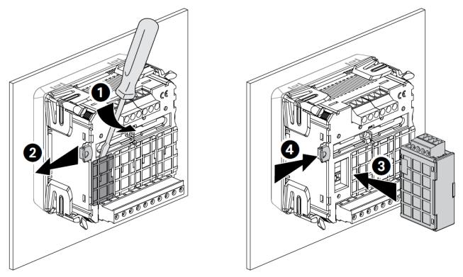 1. DESCRIZIONE - USO Memoria. Rende disponibili tramite comunicazione RS485 tutti i dati riguardanti le misure effettuate ed i parametri di configurazione delle centrali di misura F4N400.