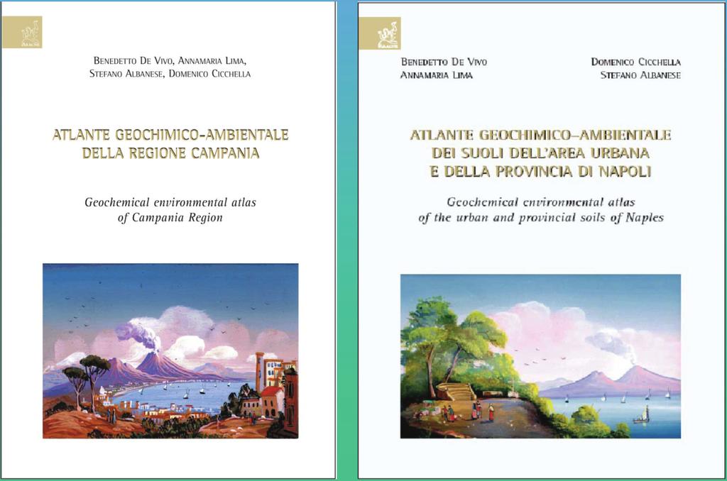 14 Atlante geochimico ambientale dei sedimenti fluviali della Basilicata organici come gli IPA e sono state eseguite analisi preliminari di rischio ambientale sanitario (Albanese et al., 2014).