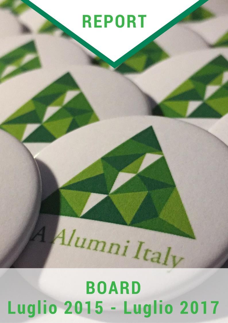 COPERTINA+ JA JA ALUMNI ITALY c/o c/o Junior Achievement Italia Italia Via Via L.