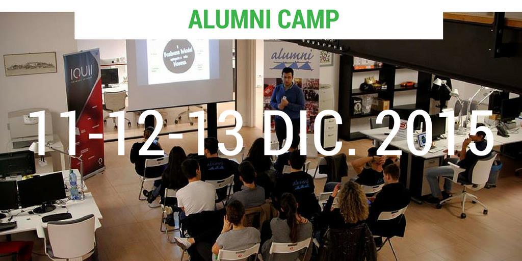 Alumni Camp è l evento che crea il network vero e proprio di JA Alumni con la possibilità di