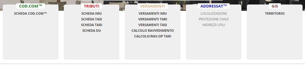 VERIFICARE LA PRESENZA DEI VERSAMENTI IMU TASI TARI: Tutti i versamenti (pagamenti) effettuati dal cittadino/contribuente per IMU, TASI e TARI, acquisiti ed incassati dal Comune, possono essere