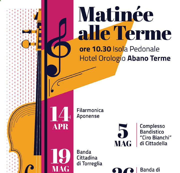 Domenica 5 maggio Isola Pedonale (f.te Hotel Orologio) Area via Pertini (lat. Viale delle Terme) ore 10.