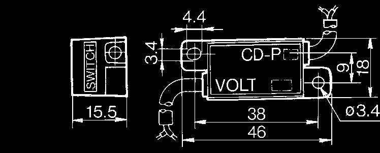 2 Per usare il circuito di protezione contatti incorporato con le condizioni qui illustrate, consultare SMC (A34[A] [C], A44[A] [C], A4/A64, B4/B64, AW, BW) : q Il cavo del carico è 30m.