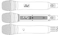 Impostazione frequenza Questo radiomicrofono dispone di 100 frequenze che possono essere selezionate per evitare interferenze durante l utilizzo.