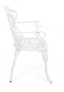 IVREA DARK GREY CHAIR WITH ARMRESTS, (Dim 65a 60b 92