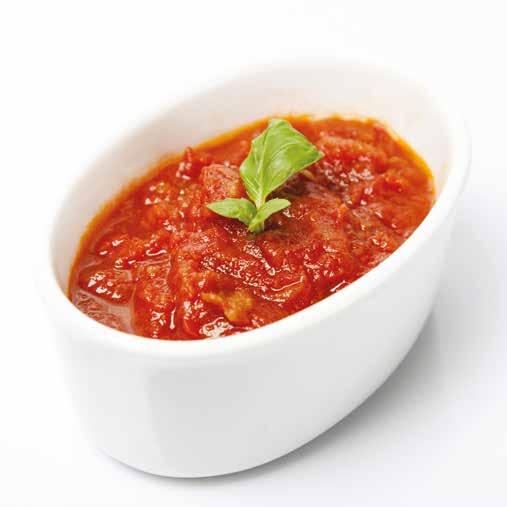 22 I SUGHI 8056326560331 8056326560317 I SUGHI 23 MELANZANE, ZUCCHINE E POMODORI 25 25 POMODORO E BASILICO Genuina e profumata passata di pomodoro fresco arricchita da melanzane, zucchine, pomodori e