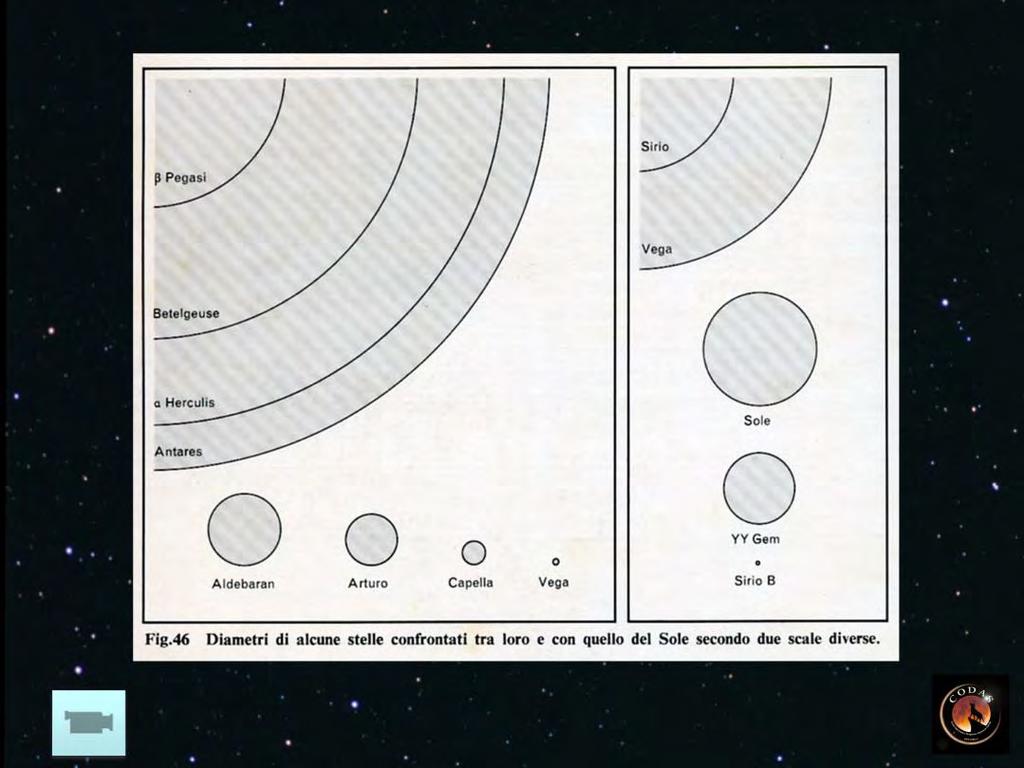 Nel ramo delle giganti, le stelle, com è prevedibile, hanno diametri notevolmente maggiori e densità molto rarefatte, come conseguenza del diverso meccanismo delle reazioni nucleari all interno del