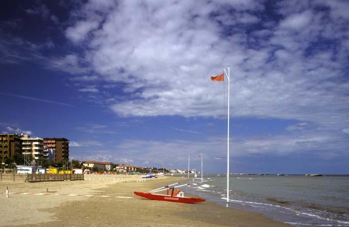 il sovrasfruttamento della spiaggia provincia Ferrara Ravenna estensione litorale