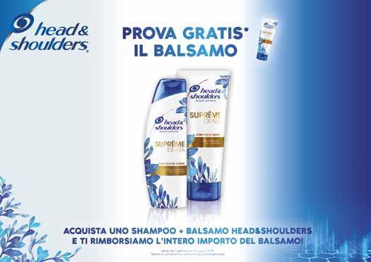Shampoo, balsamo Suprême Idrata Head & Shoulders olio di argan, ml 5,79 7 Lacca Ecologica