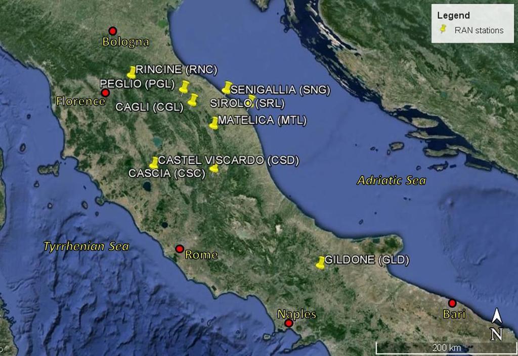 1 Stima del profilo di velocità delle onde di taglio (V S ) e caratterizzazione dinamica di sito in termini di V S,30 campagna misure di sismica passiva 2 Le osservazioni del moto del suolo ai siti