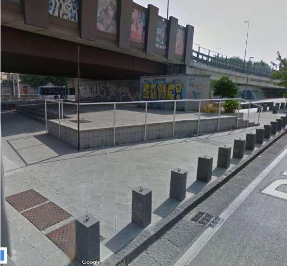 I Dissuasori Cingere una zona pedonale, un ingresso di una