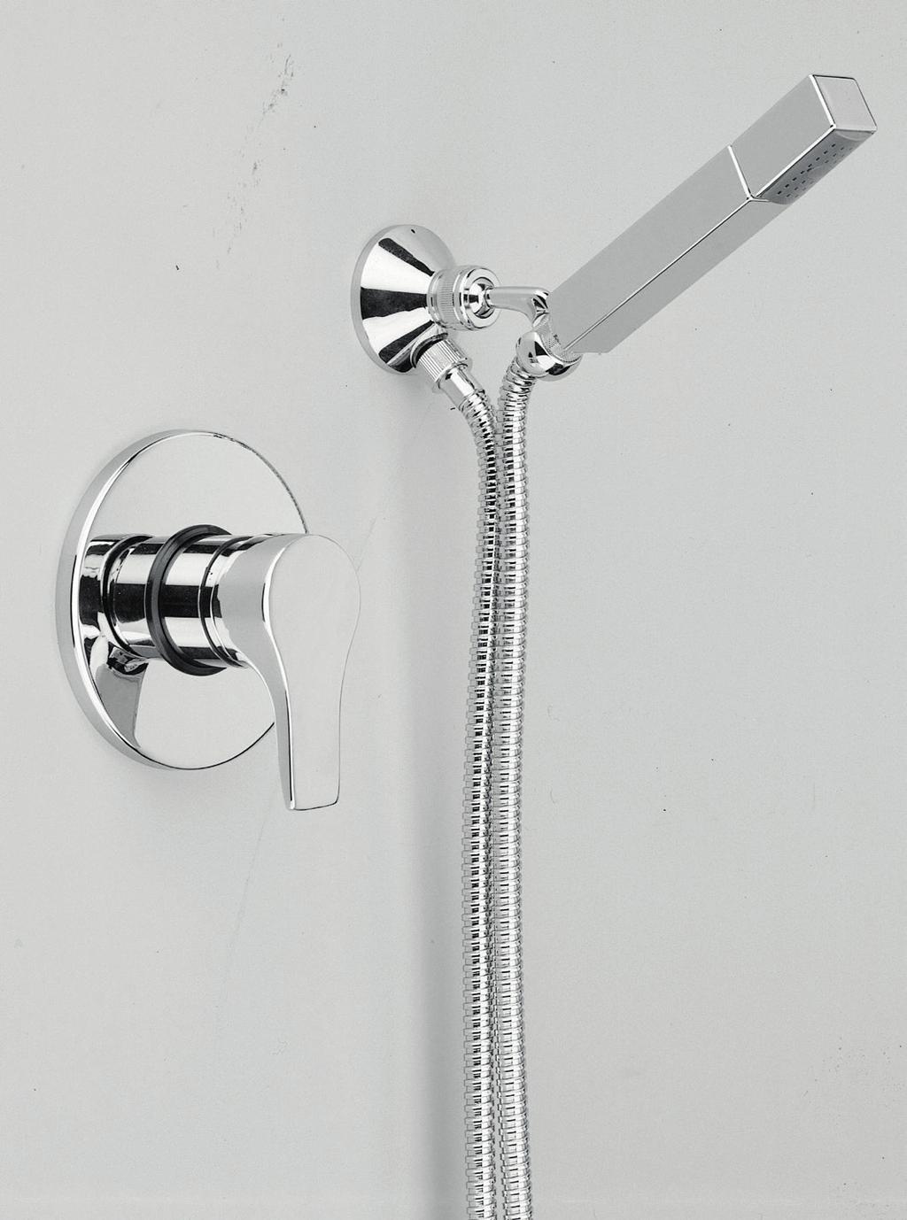 concealed single lever shower