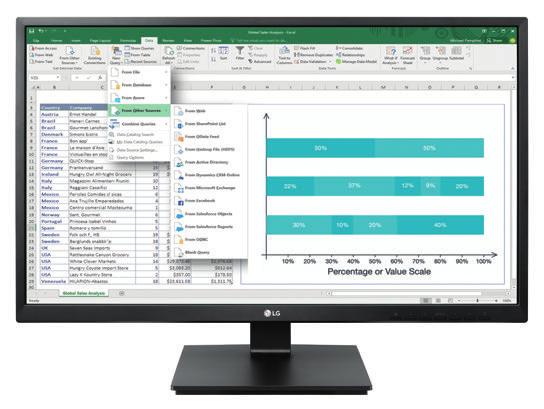 BK550Y MONITOR PC LINEA OFFICE (DISPLAY PORT 1.