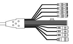 L uscita A/V consente di inviare le sequenze video a un registratore.