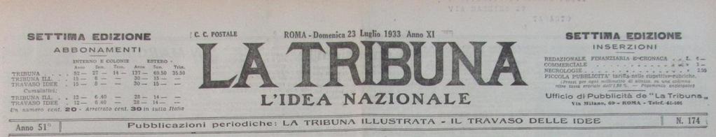 Il giornale, gestito dalla Società Anonima Corriere dello Sport, era composto di sole 4 o 8 pagine ed usciva settimanalmente.