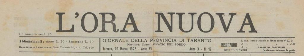 Prima giornale di opposizione, nel 1914, quando ormai era diventato il quarto giornale d Italia per numero di copie vendute, con la nomina di Antonio Salandra, uno dei fondatori della testata, a