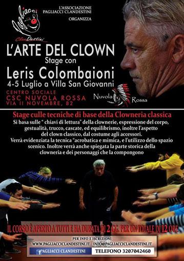 L arte del clown, stage organizzato dai Pagliacci Clandestini 13.06.