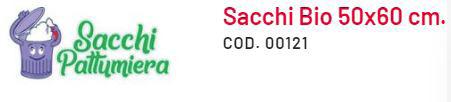 Sacchi Pattumiera COD. 00144 > 15 SACCHI PROFUMATI CON MANICI 55x65 cm 19 25 COD.