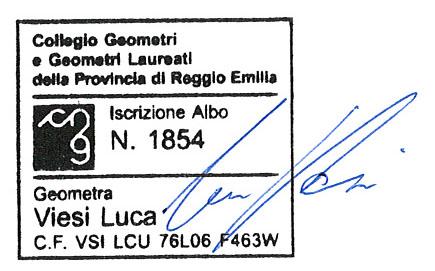 Il sottoscritto dichiara di essere: - in possesso di diploma di Geometra conseguito nell anno scolastico 1994/95 presso l'istituto Tecnico per Geometri di Reggio Emilia A. Secchi.