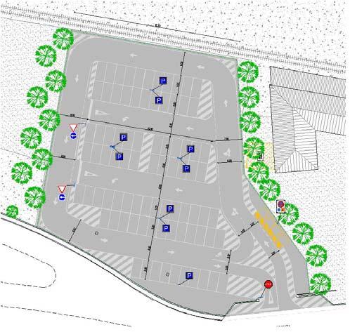 Progetto preliminare per la realizzazione di un parcheggio pubblico temporaneo in via Napoli n.