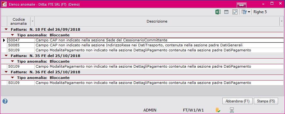 Generazione del file