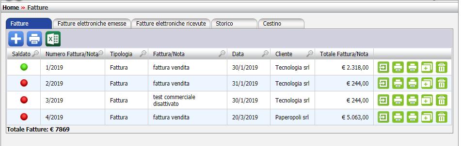 fattura eliminare il preventivo cliccando sul tasto Il preventivo eliminato viene spostato nel tab Cestino da dove è possibile aprire il preventivo, ripristinarlo o