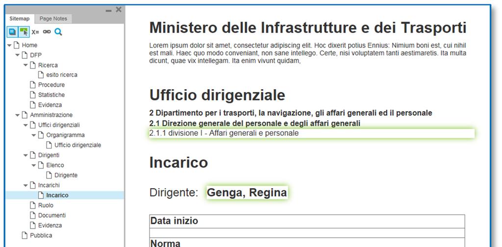 Figura 16 Il sistema permette inoltre di visionare