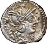METE Zecca: Roma Metallo: Argento Nominale: Denario Cronologia: 130 a.c. Bibliografia: RRC 256,1.