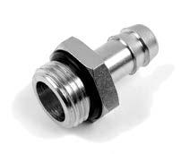 Portagomma maschio cilindrico con OR Male hose adapter (parallel) with OR Code F Ø CH P L Gr.