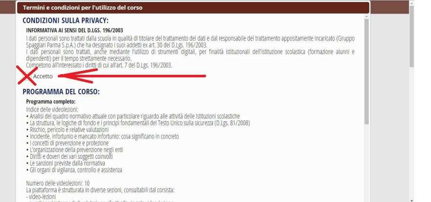 processo formativo. Per fare questo Vi sarà richiesta l'autorizzazione.