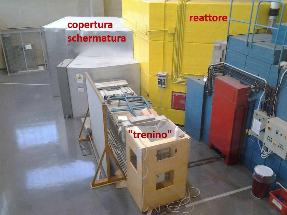 Capitolo 1. Facility per lo studio del danno da neutroni veloci cm di diametro, e da una parte più lontana, un tubo di acciaio di 20.3 cm di alluminio.
