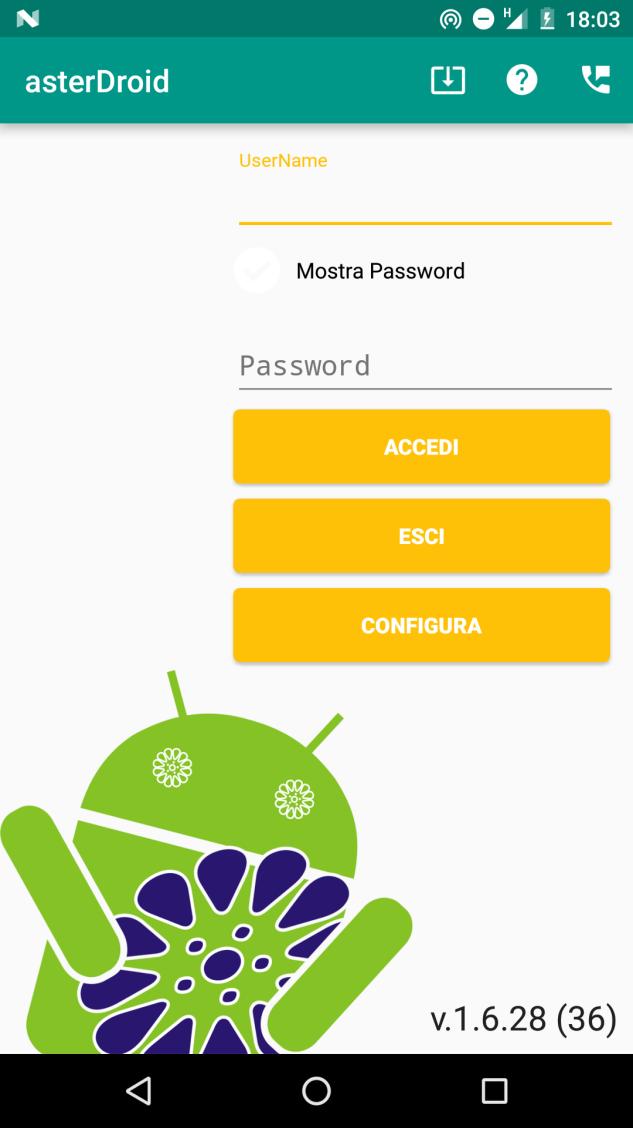 Maschera di accesso al sistema Per accedere al sistema bisogna inserire nome utente e password e cliccare Accedi.