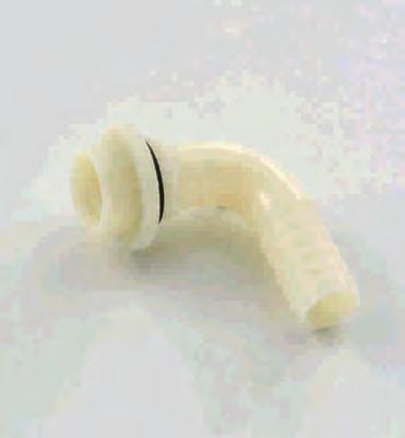 ELEMENTI PER BAGNO BATHROOM FITTINGS Portagomma Hose adaptors 99 Portagomma dritto o curve, disponibile in varie dimensioni.