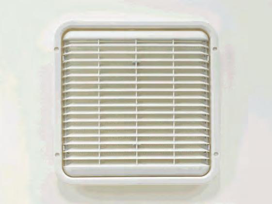 112 ELEMENTI DI VENTILAZIONE VENTILATION ELEMENTS Areatori quadrati Squared grilles Aeratori quadrati da parete.