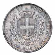 23 23 g 2 Lire 1850 - Zecca: Genova - Diritto: effigie del Re a destra - Rovescio: