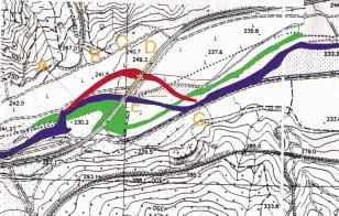 24 Sorveglianza e ricognizione lungo i corsi d acqua lucani Criticità indotte da opere di sistemazione trasversali Durante la campagna di indagini in sito si è constatato come alcune situazioni di