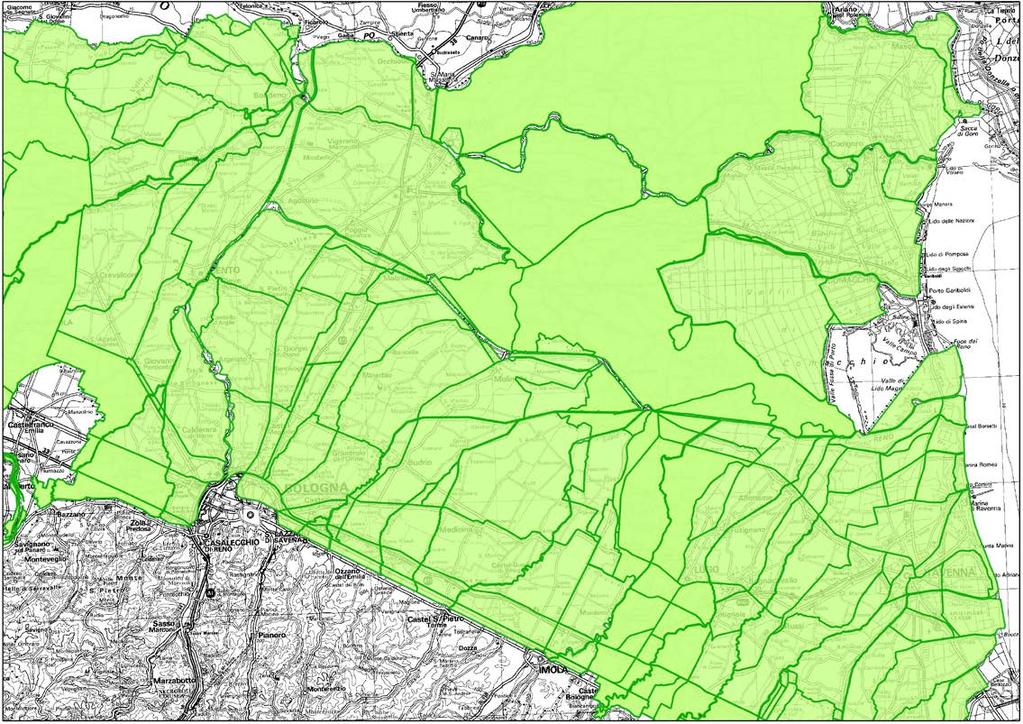 Le Mappe di Pericolosità per il PGRA zone di pianura celle idrauliche Celle Idrauliche della Regione Emilia-Romagna
