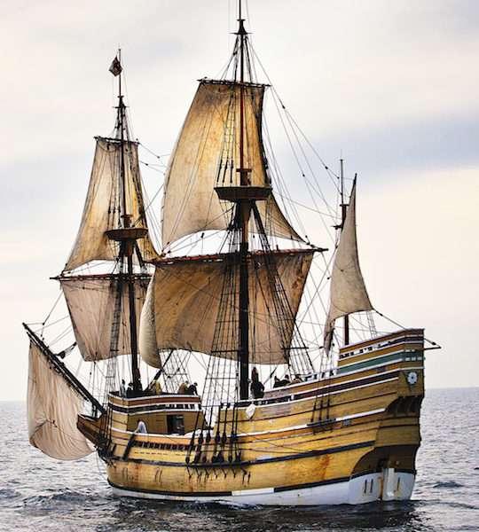 Virginia: prima colonia inglese. 1620: arrivo della Mayflower e dei cosiddetti Padri Pellegrini (nave di puritani inglesi perseguitati da Carlo I).