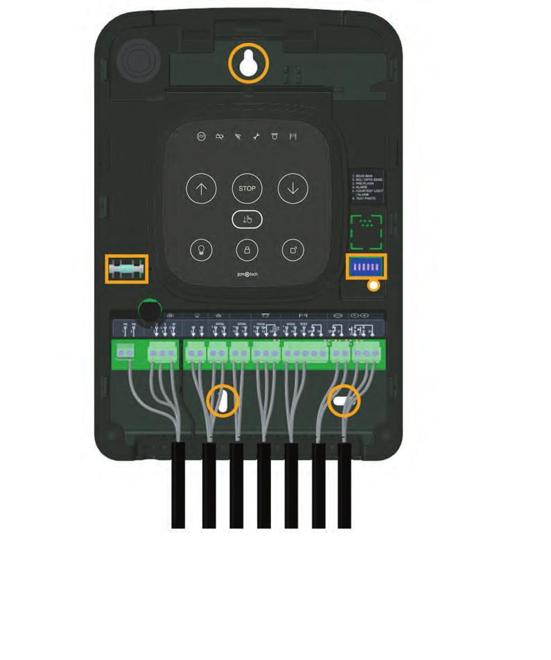 13 PANNELLO di controllo residenziale monofase Interfaccia Installatore caratteristiche tecniche montaggio a parete Pannello di controllo per porta avvolgibile residenziale.