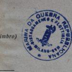 Un altro fascicolo conserva un documento del novembre del 1944, firmato in calce anch esso per conto del Capitano di Corvetta Allegri (fig. 9).