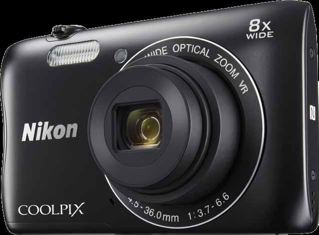 Obiettivo zoom ottico NIKKOR 8x: lo zoom ottico grandangolare 8x è estendibile con Dynamic