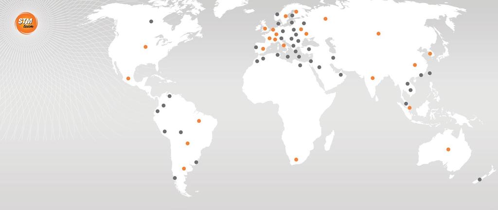 WORLDWIDE NETWORK: Branches STM service STM LOMBARDIA STM PIEMONTE STM VENETO STM SERVICE STM SUD STM DEUTSCHLAND STM IBERIA STM POWER TRANSMISSION (UK) STM AANDRIJFTECHNIEK (NL) STM SCHWEIZ STM