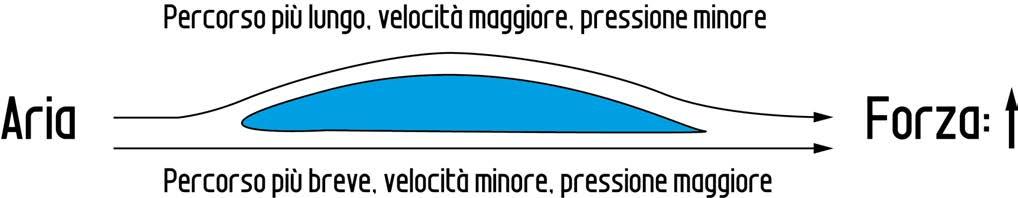 Questa forza, che permette di staccarsi dal suolo, si chiama portanza e si produce per effetto del flusso d aria intorno all ala stessa.