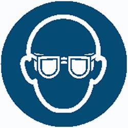 Protezioni per occhi/volto Adatta protezione per gli occhi: occhiali a maschera.