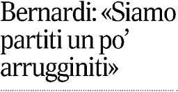 Corriere Romagna del lunedì Dir. Resp.
